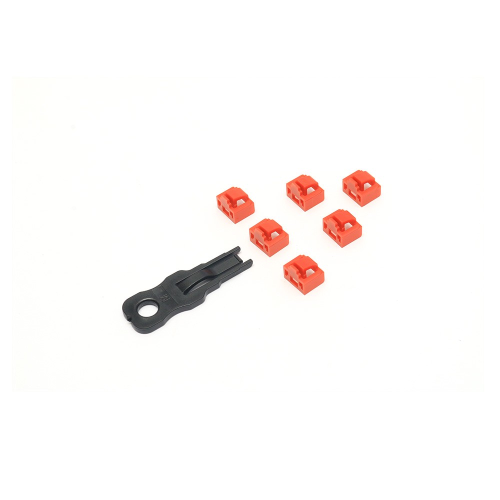 RJ45 Mesh Port Lock (Red)